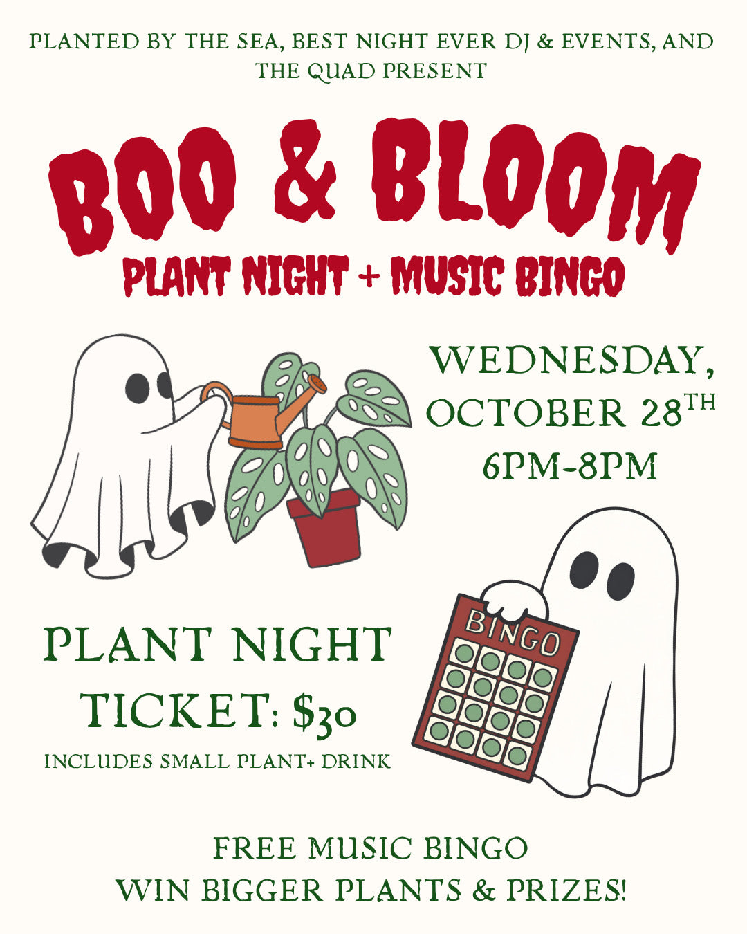 Boo & Bloom at The Quad