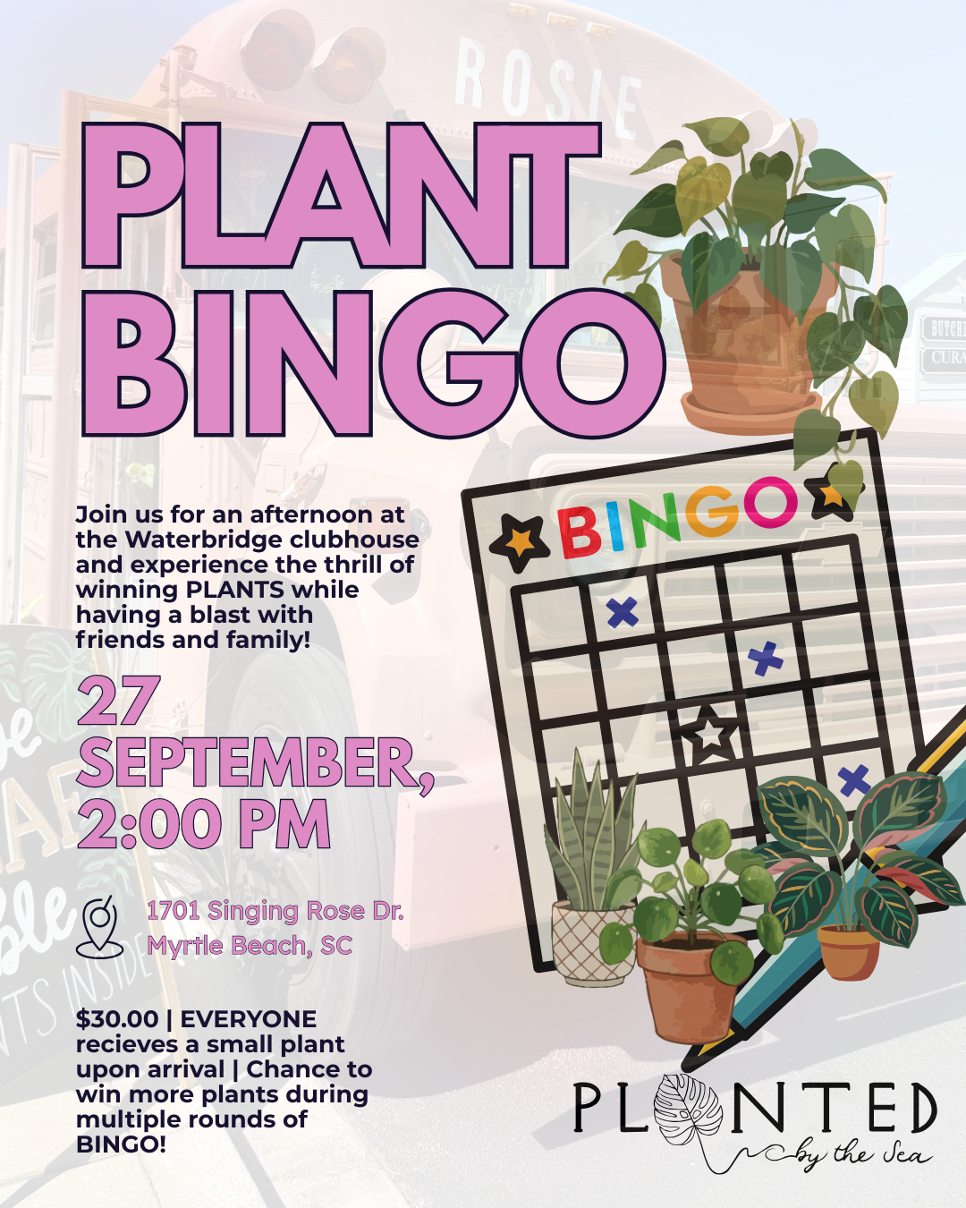 Plant Bingo at Waterbridge