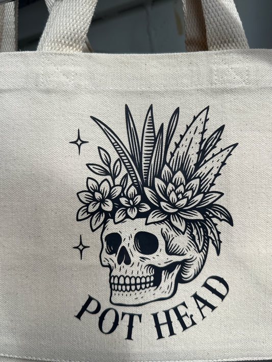 Small Tote - Pot Head